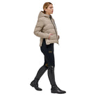 Rider's Gene Puffer Jacket with Hood - Stone | Malvern Saddlery