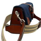 Rebecca Ray Racing Crossbody Bag - Navy w Chesnut | Malvern Saddlery