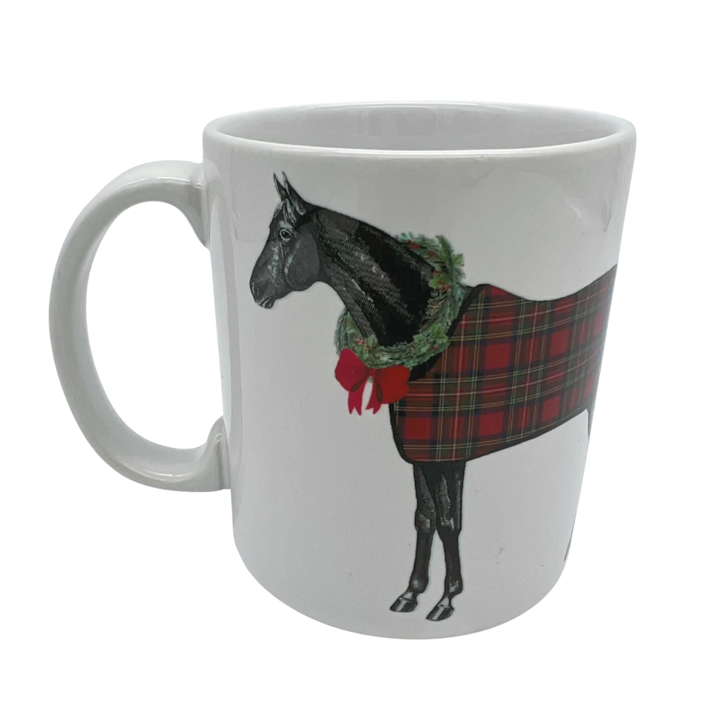 Rebecca Ray Holiday Lilly Horse Mug | Malvern Saddlery