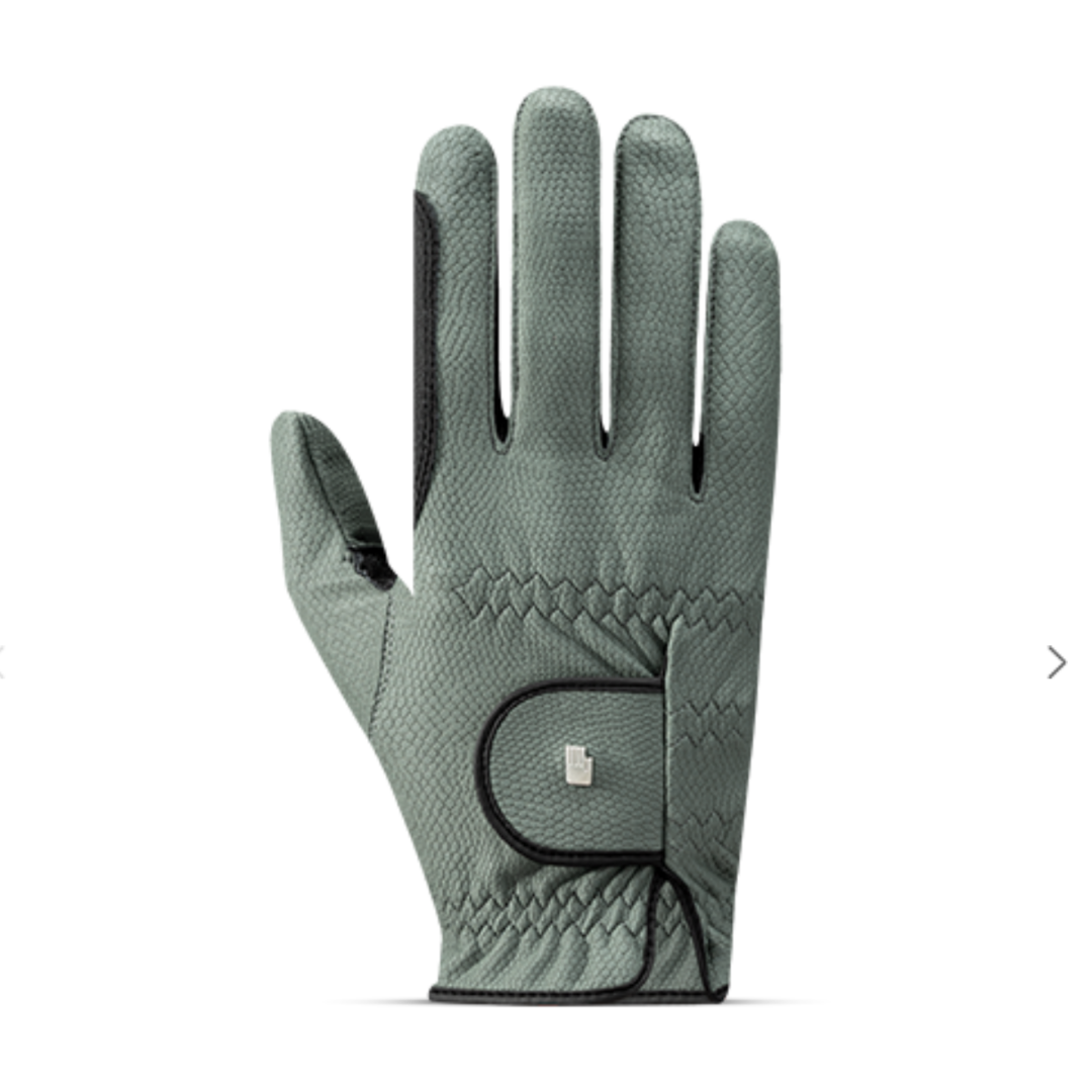 Roeckl Malta Grip Glove - Laurel Leaf Green | Riding Accessories | Malvern Saddlery