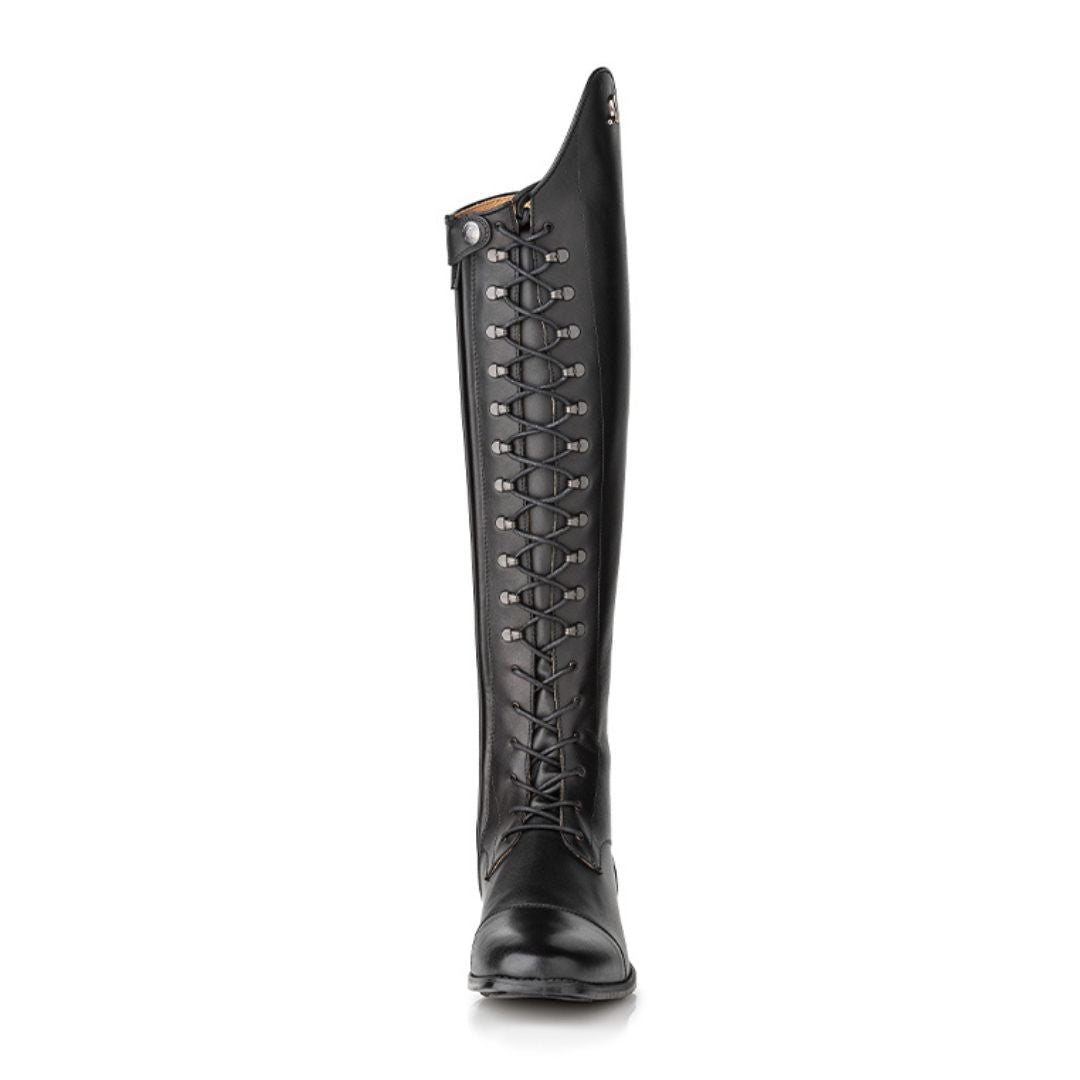 Sergio Grasso Arena Lace Up Riding Boot - Black Calfskin Leather | Malvern Saddlery