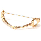 Snaffle Stock Pin - Gold | Malvern Saddlery