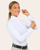 RJ Classics Sofia Ladies' Show Shirt - White | Malvern Saddlery