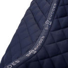 SP Rhodes Non Slip Jumper Saddle Pad - Navy detail | Malvern Saddlery