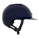 KASK Star Lady Pure Shine Equestrian Helmet - Atlantic Blue; side view on white background | English Riding Helmets | Malvern Saddlery