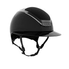 KASK Star Lady Pure Shine Equestrian Helmet - Black; on white background | English Riding Helmets | Malvern Saddlery