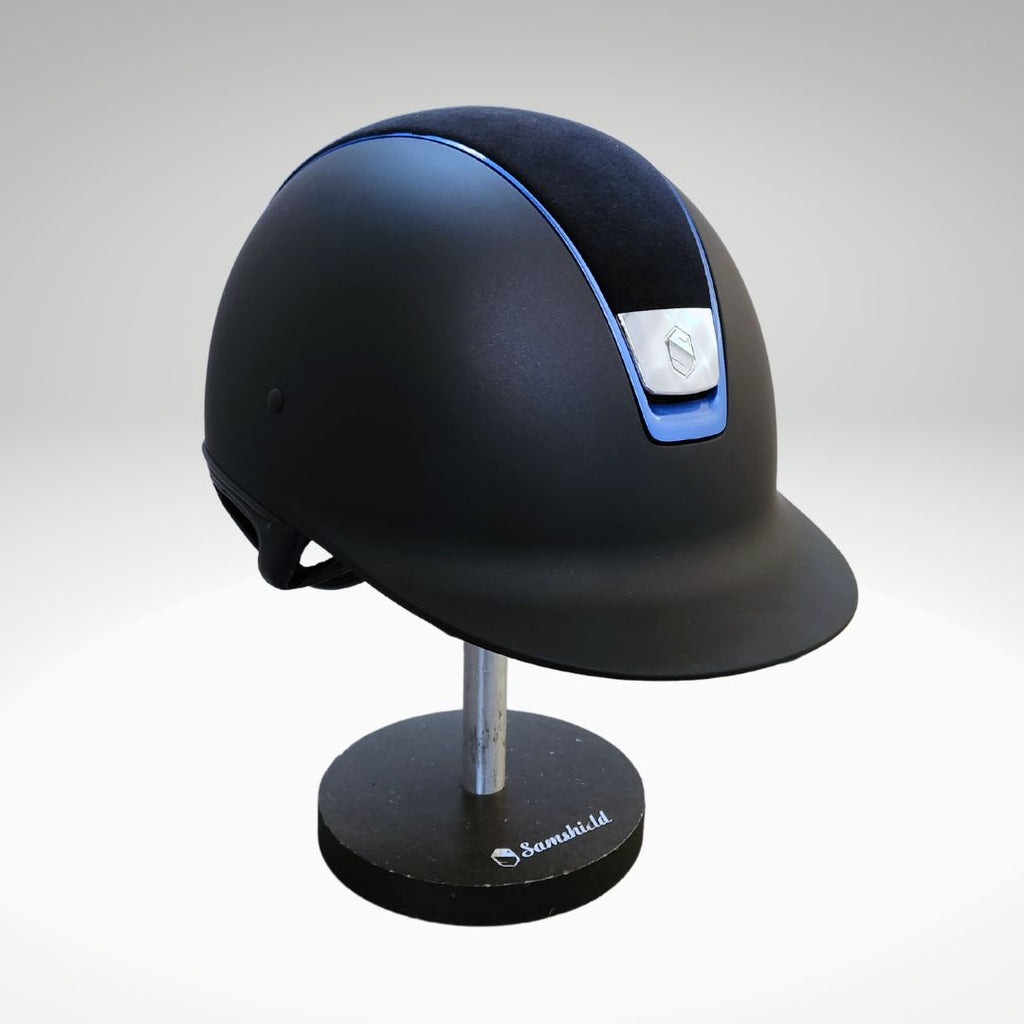 Samshield Shadow Matte Custom Helmet - Navy - Size 6 7/8 | Malvern Saddlery