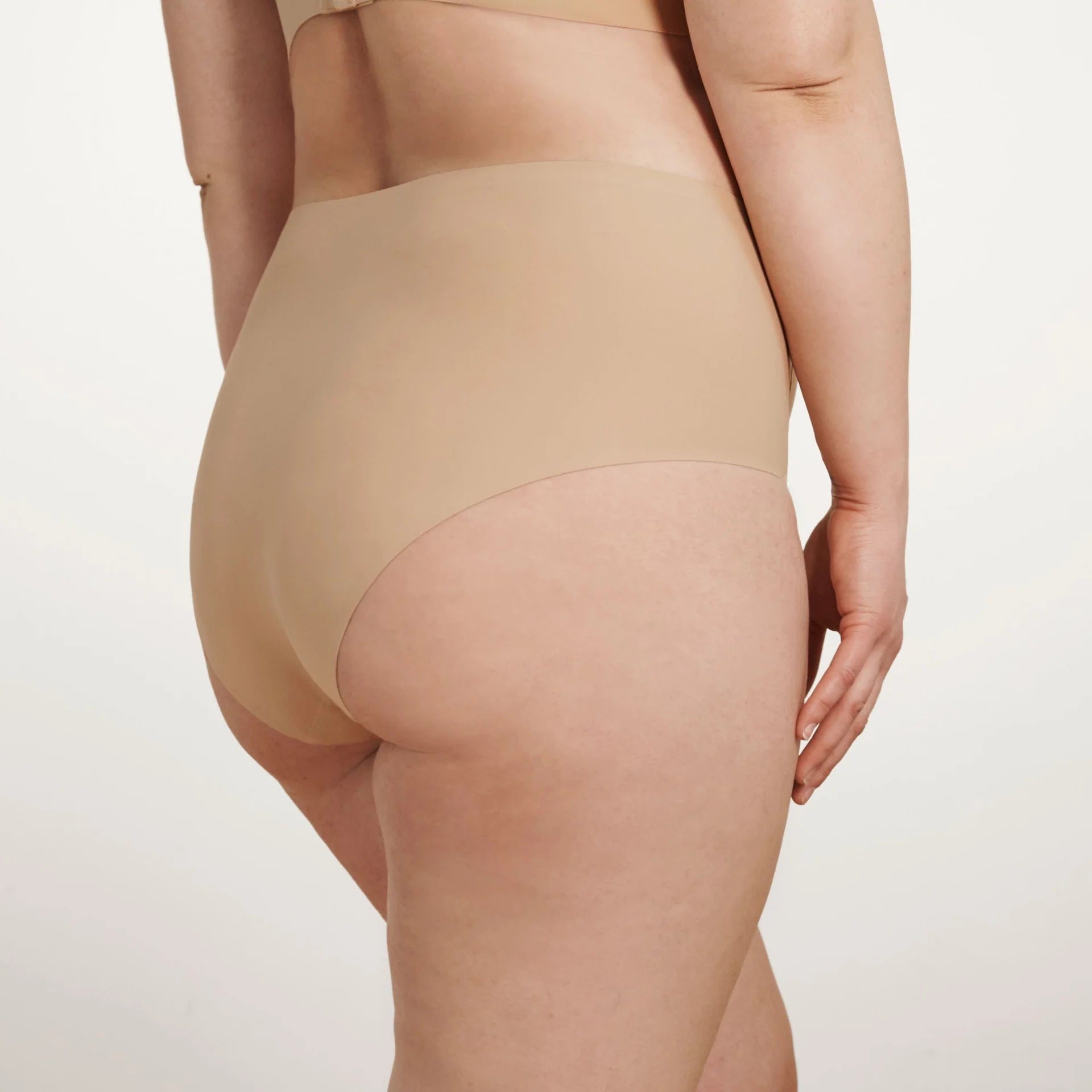 Evelyn & Bobbie High Waist Retro Seamless Bikini - Sand | Malvern Saddlery