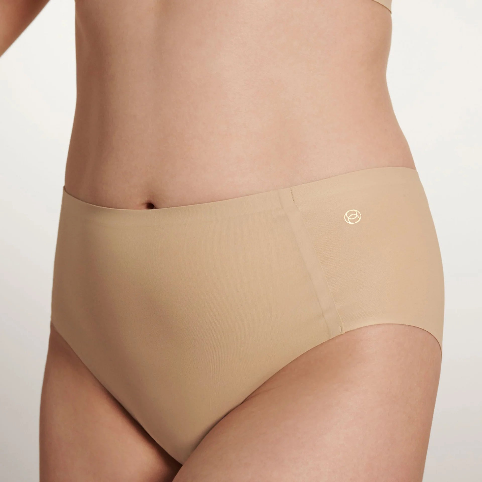 Evelyn & Bobbie High Waist Retro Seamless Bikini - Sand | Malvern Saddlery