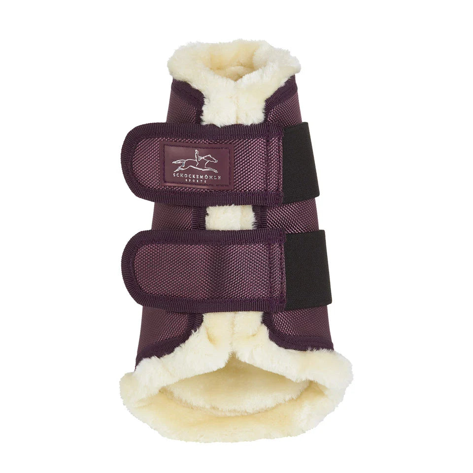 Schockemoehle Sports Cozy Guard Boots - Wine | Malvern Saddlery