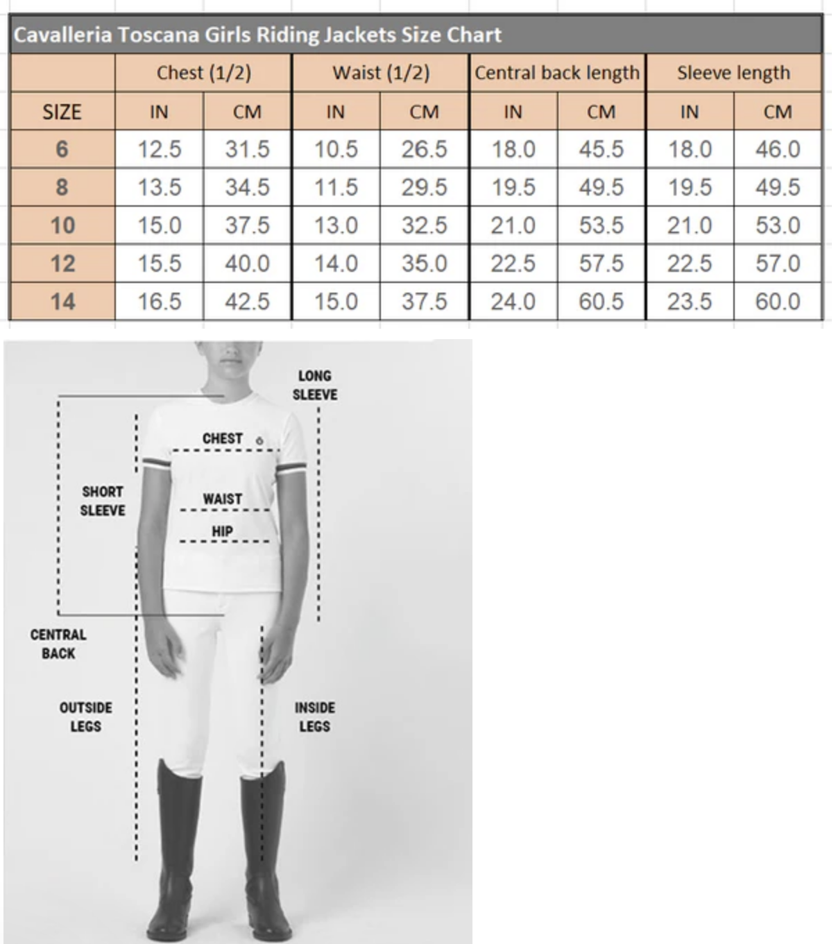 Cavalleria Toscana Girls Classic Competition Jacket - Gray - Sizes 12 & 14 - Malvern Saddlery