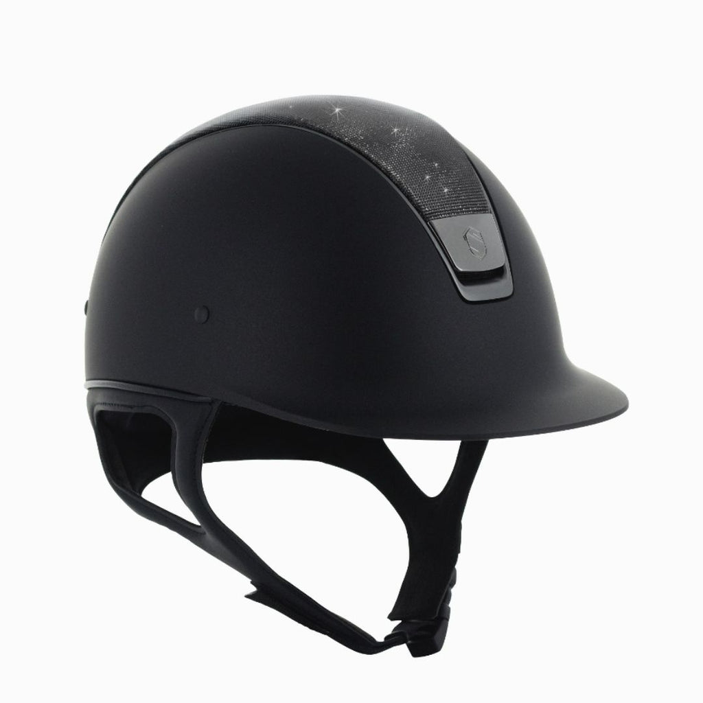 Samshield Shadow Matte Shimmer Helmet - Black | Malvern Saddlery