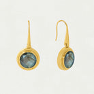 Dean Davidson Signet Gemstone Drop Earring - Labradorite | Malvern Saddlery