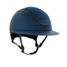 KASK Star Lady Hunter Equestrian Helmet - Navy;  on white background | Wide Brim Helmets | Malvern Saddlery