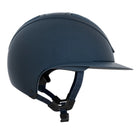 KASK Star Lady Hunter Equestrian Helmet - Navy;  side view on white background | Wide Brim Helmets | Malvern Saddlery