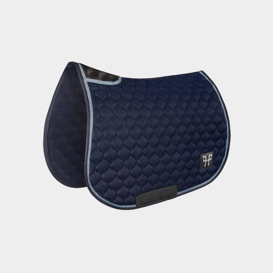 Horse Pilot Saddle Pad - Navy/Cloud Blue | Malvern Saddlery