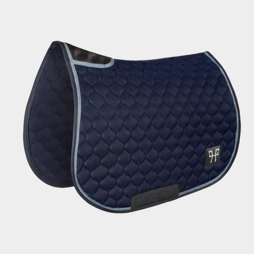 Horse Pilot Saddle Pad - Navy/Cloud Blue | Malvern Saddlery