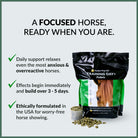 Perfect Prep EQ Training Day+ Daily Calming Pellets - key benefits | Malvern Saddlery