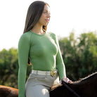 TKEQ Kennedy Seamless 2.0 Shirt - Sporty Green | Malvern Saddlery