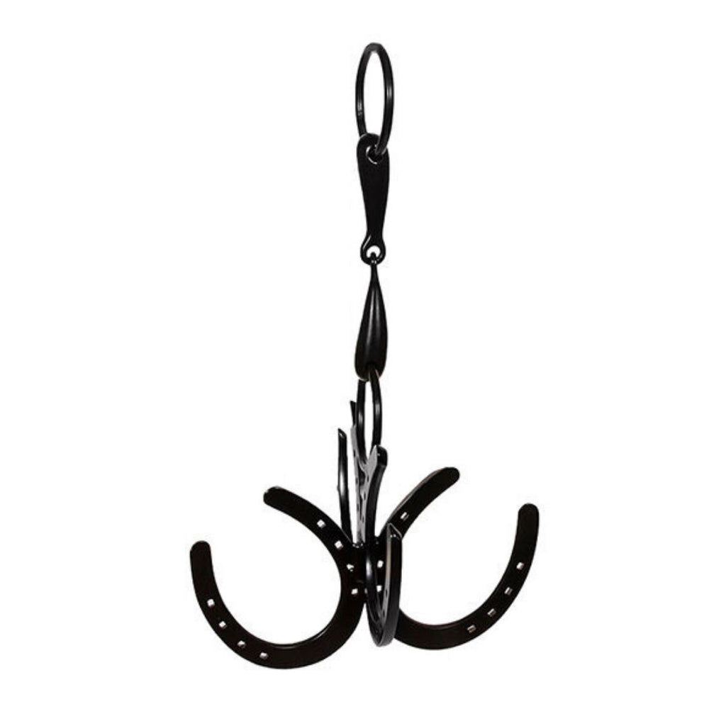 Horseshoe Design Tack Cleaning Hook - Black | Malvern Saddlery