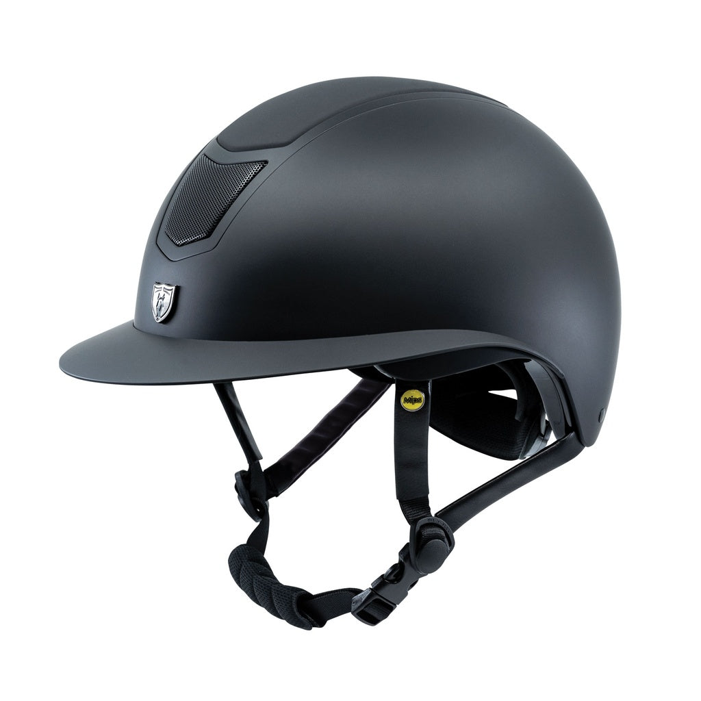 Tipperary Devon MIPS® Wide Brim Helmet - Black Matte | Malvern Saddlery