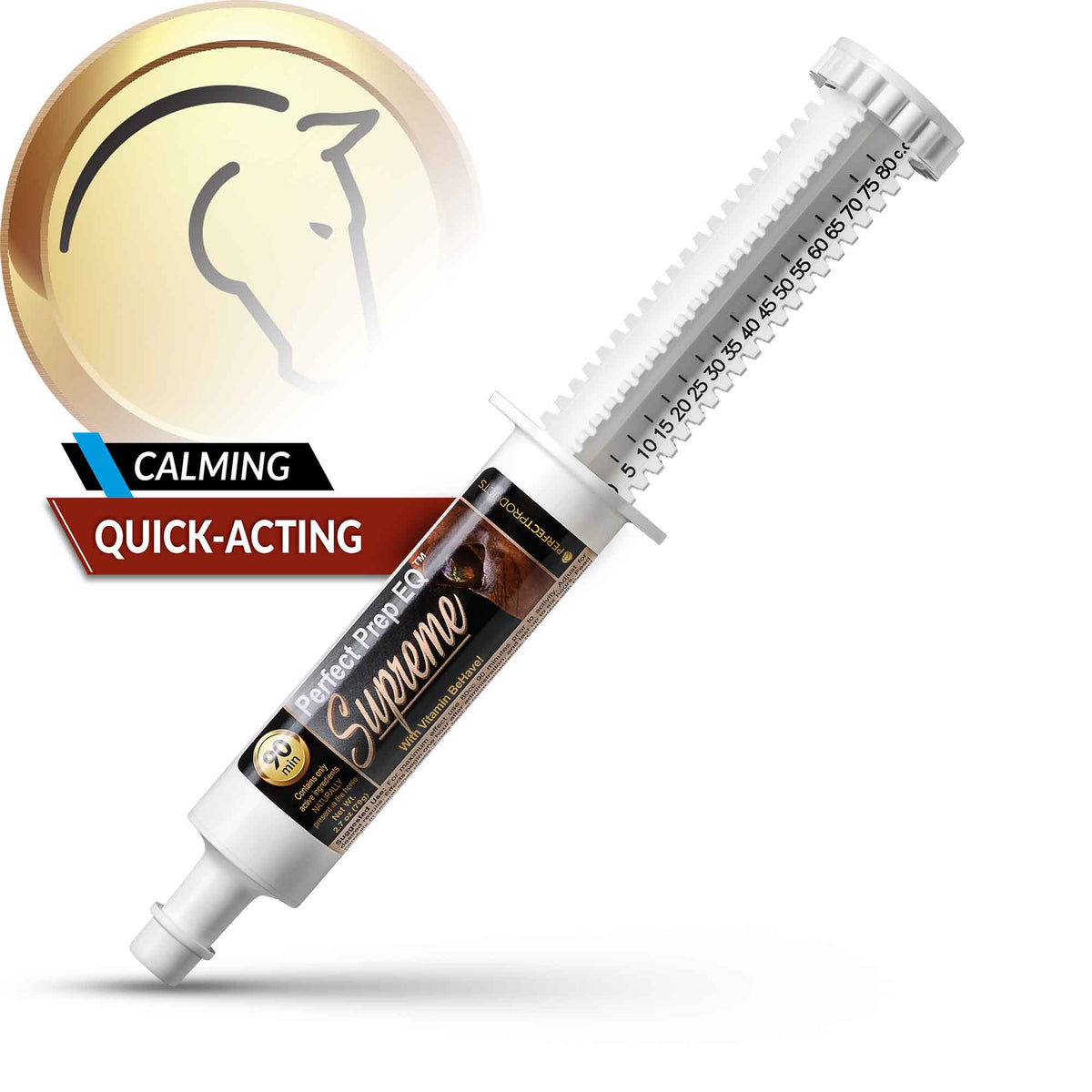 Perfect Prep EQ Supreme Quick-Acting Calming Paste - 80cc syringe | Malvern Saddlery