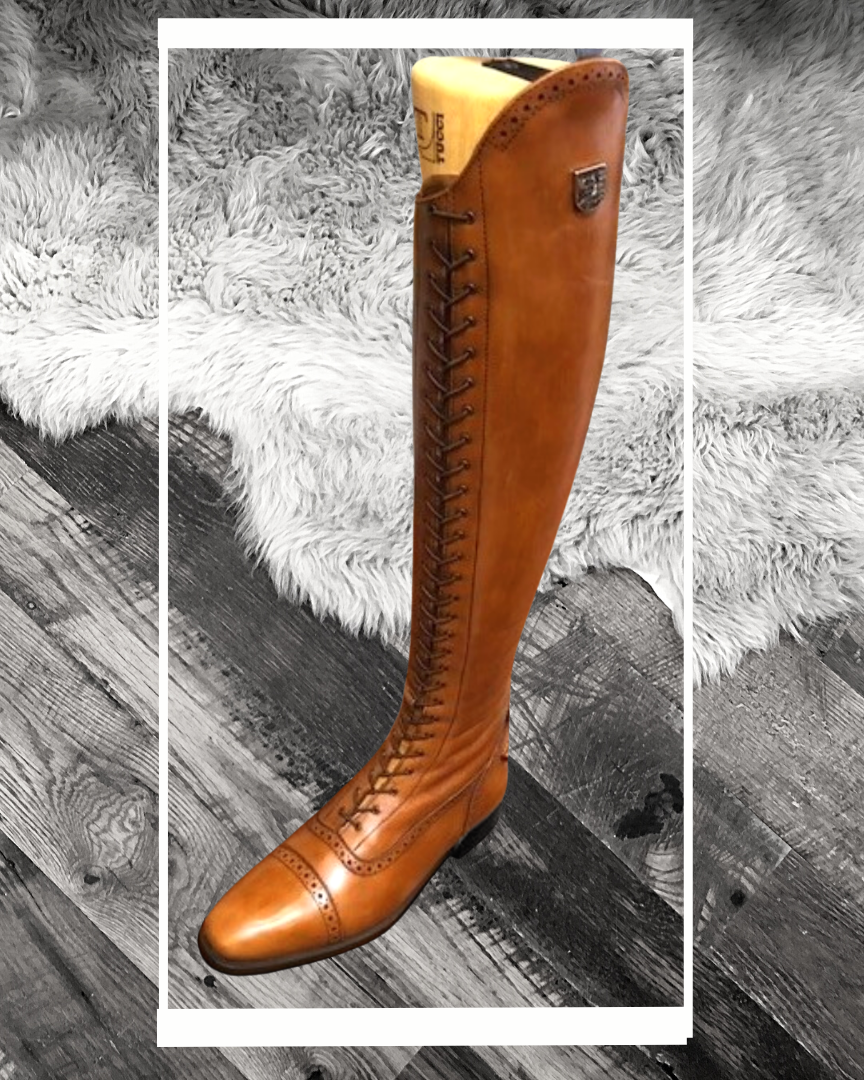 Tucci Luxury Boots - Equestrian Riding Boots - Gina in Cognac | Malvern Saddlery