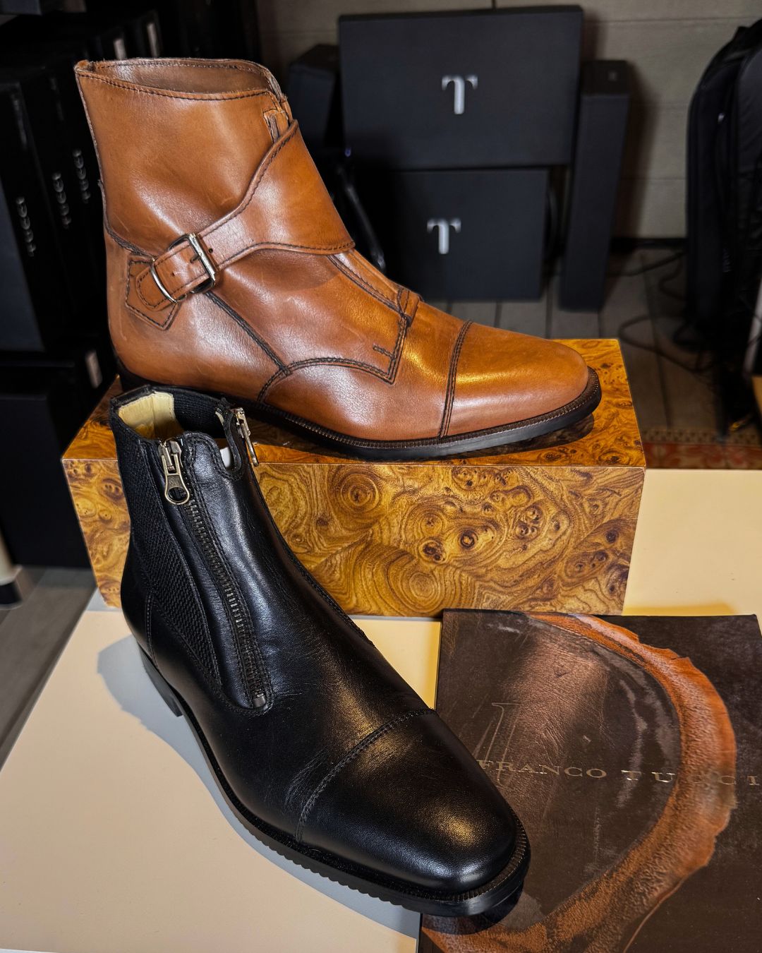 Tucci paddock boots- polo & EZ on display at Devon Horse Show | Malvern Saddlery