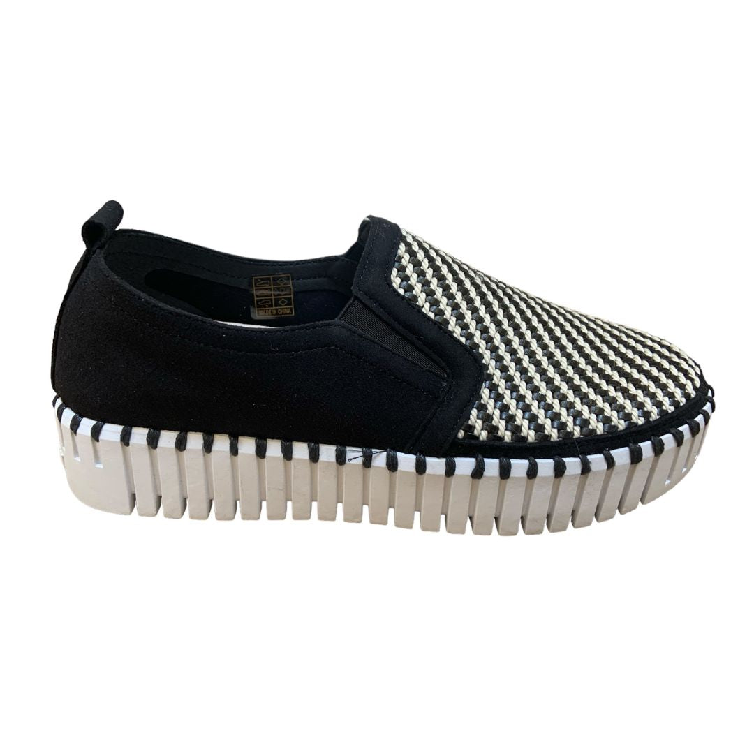 靴 ILSE JACOBSEN Ilse Jacobsen Woven Platform Loafer – Malvern Saddlery
