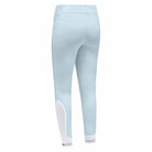 Cavalleria Toscana High Rise Full Grip Breech - back view, Ice Blue | Malvern Saddlery