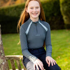 LeMieux Young Rider Mia Mesh Base Layer - Petrol | Malvern Saddlery