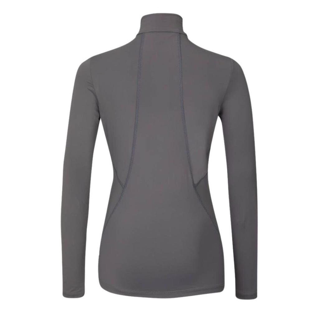 LeMieux Young Rider Base Layer Top - Charcoal, back view | Malvern Saddlery