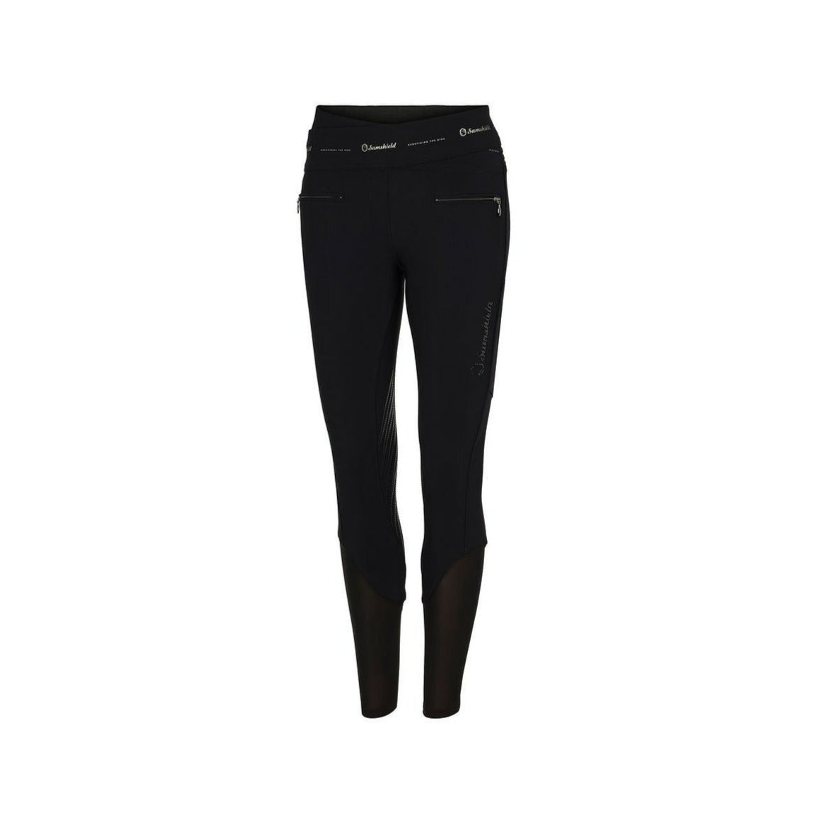 Samshield Alpha Full Grip Breech - Black | Malvern Saddlery