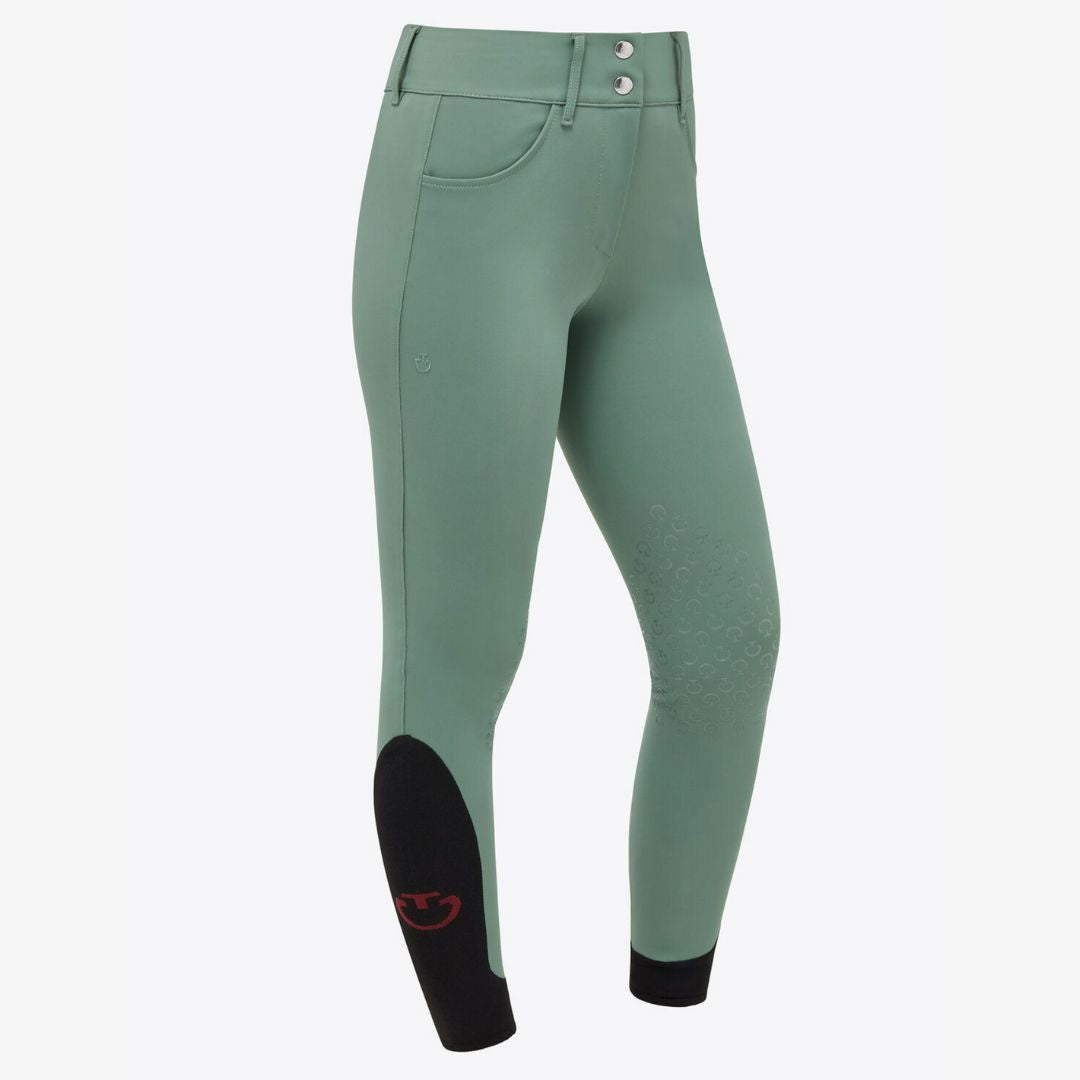 Cavalleria Toscana American Knee Grip Breech - Soft Green | Malvern Saddlery