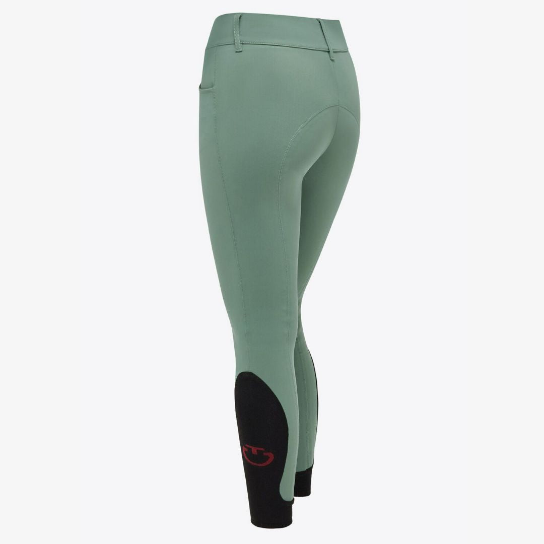 Cavalleria Toscana American Knee Grip Breech - Soft Green | Malvern Saddlery