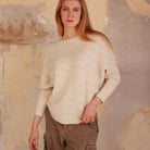 Artesan Boat Neck Sweater - Vanilla | Ladies Lifestyle Apparel | Malvern Saddlery