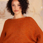 Artesan Boat Neck Sweater - Rust | Ladies Lifestyle Apparel | Malvern Saddlery