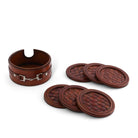 Premium Leather Bit Coaster Set | Malvern Saddlery