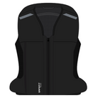 Seaver Safefit Airbag Vest - Black - Shown with Upper Line Swarovski Crystal option. computer generated image | Malvern Saddlery