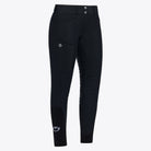 Cavalleria Toscana Women's Academy Full Grip Breeches - Black, front view | Malvern Saddlery