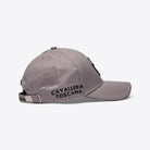 Cavalleria Toscana Embroidered Logo Cotton Baseball Cap - Cipria/Black, side view | Malvern Saddlery