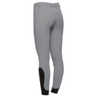 Cavalleria Toscana Girls' Horse and Helmet Knee Grip Breeches - Grey, back view | Malvern Saddlery