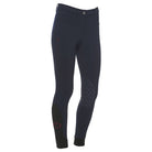 Cavalleria Toscana Girls' Knee Grip Breeches - Ocean Blue, front view | Malvern Saddlery
