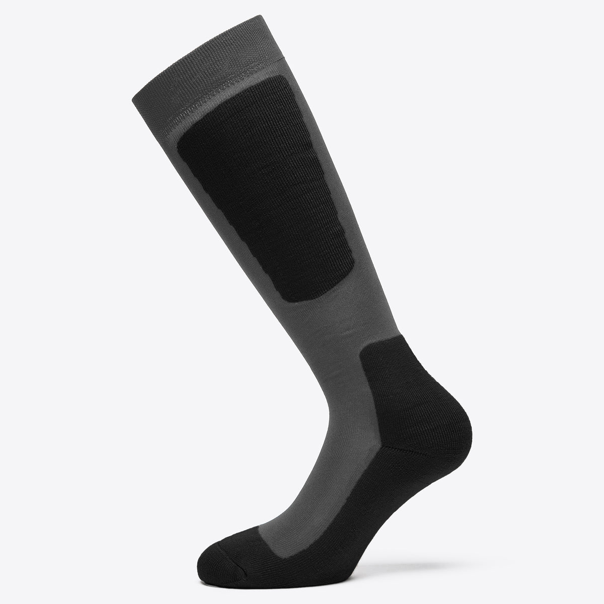 Cavalleria Toscana Jacquard Technical Socks - Black/Windward Blue, inner side | Malvern Saddlery