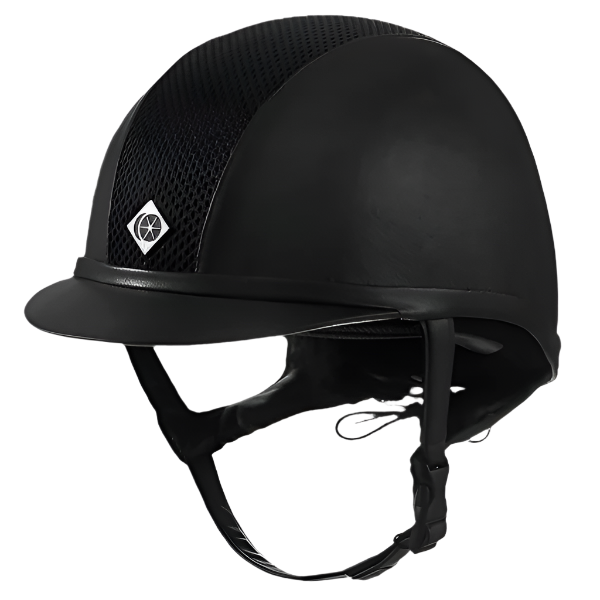 Charles Owen Ayr8 Plus Leather Look Helmet | Equestrian Helmets | Malvern Saddlery