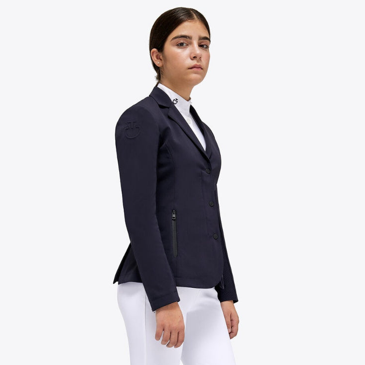 Cavalleria Toscana Girl's Competition Jacket with Zip - Malvern Saddlery