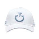 Cavalleria Toscana  Cotton Baseball Cap, White/Blue | Malvern Saddlery