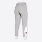 Cavalleria Toscana American Knee Grip Breeches - Lt Gray | Malvern Saddlery