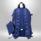 Veltri Sports Delaire Backpack - blue, back view | Malvern Saddlery