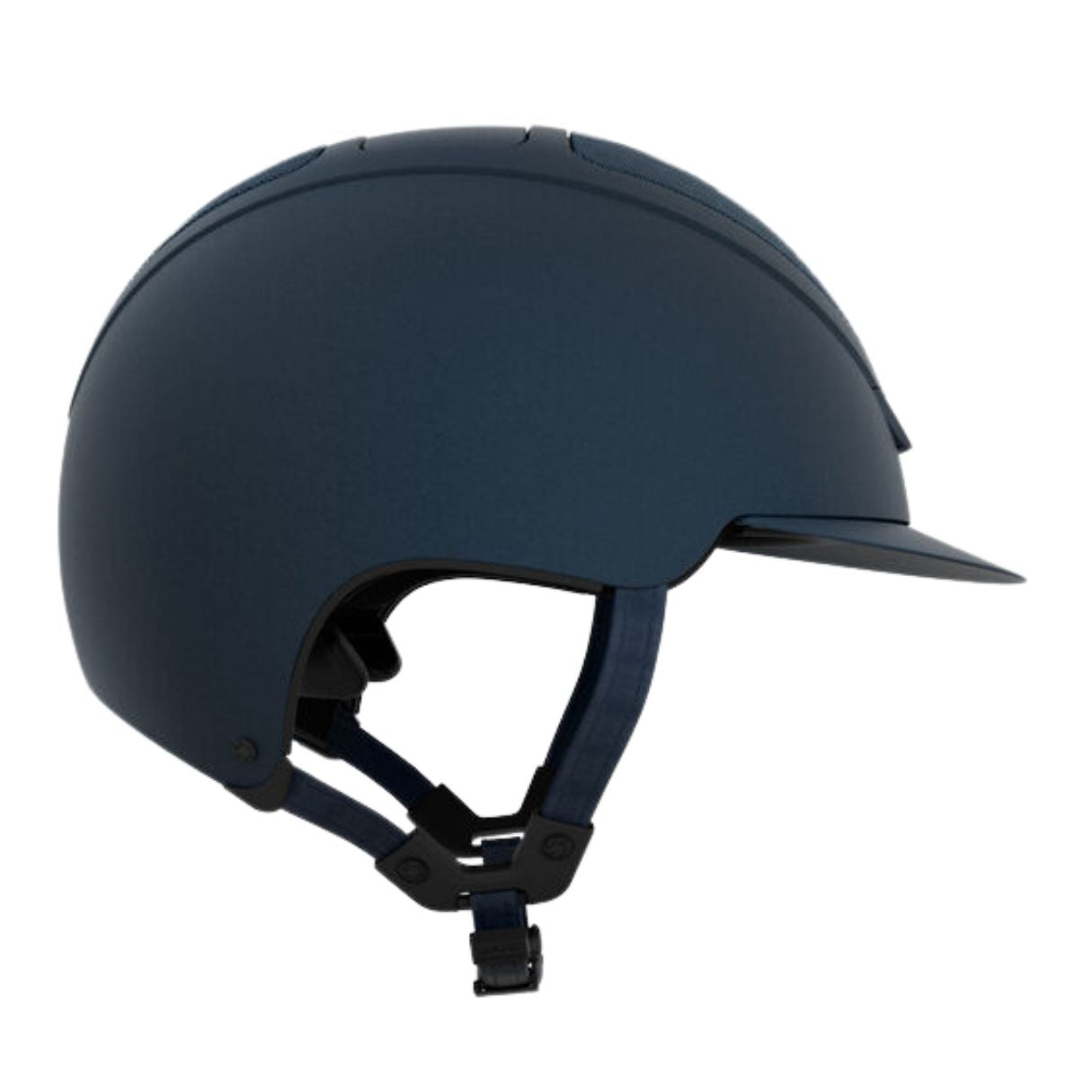 KASK Equestrian Dogma Hunter Helmet - Navy; side view shown on white background | Malvern Saddlery